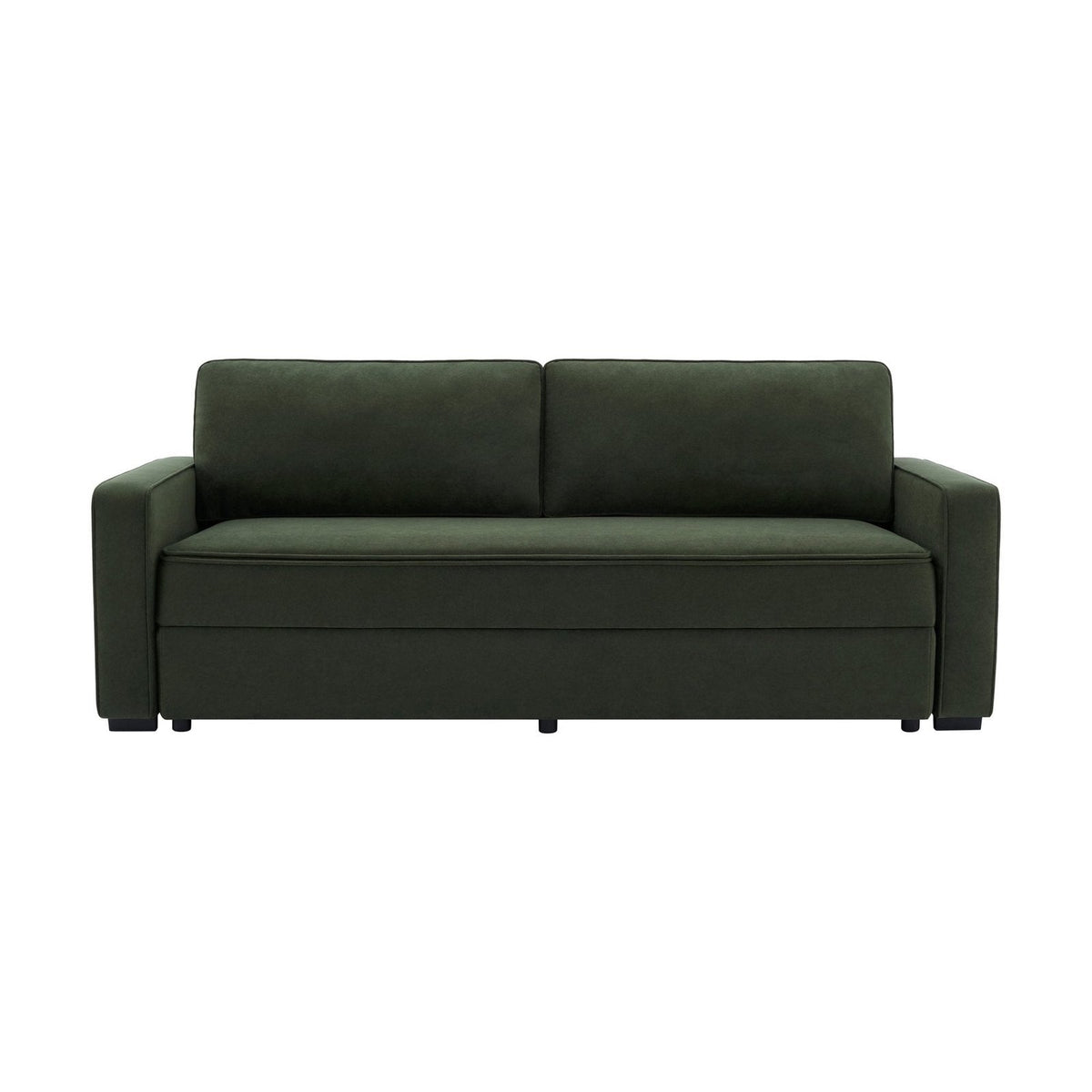 Feather & Black Soho Sofa Bed - Dark Olive