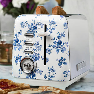 Laura Ashley’s 2-Slice Toaster – Multi-Function &amp; 7 Heat Settings