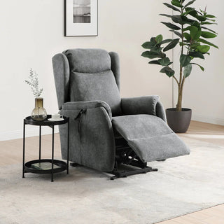 Finn Grey Fabric Dual Laura & Ashley Motor Rise Recline Chair