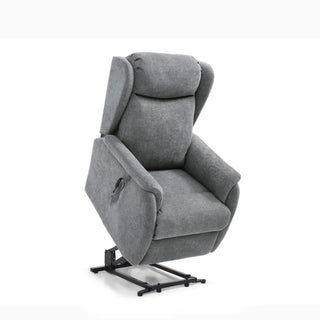 Finn Grey Fabric Dual Laura & Ashley Motor Rise Recline Chair