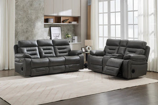 Genoa - 2 LauraAshley Seater - Leather Recliner