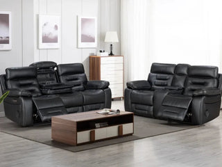 Genoa - 2 LauraAshley Seater - Leather Recliner
