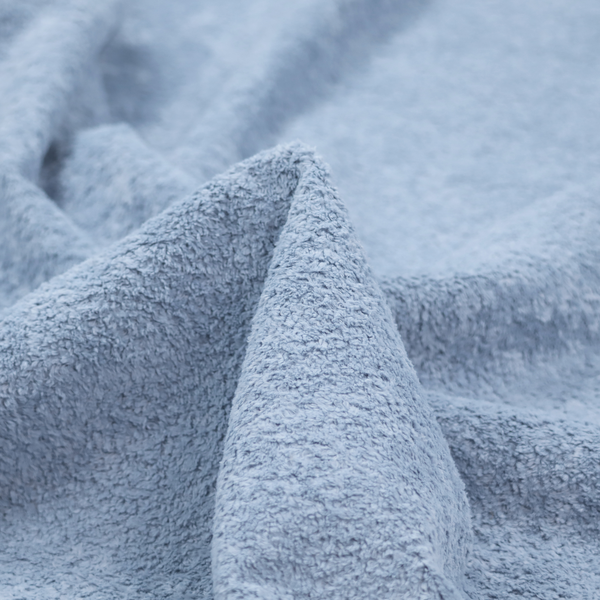 Ghost Faux Fur Material Laura Ashley Sky Blue Colour Fabric CTR-3053