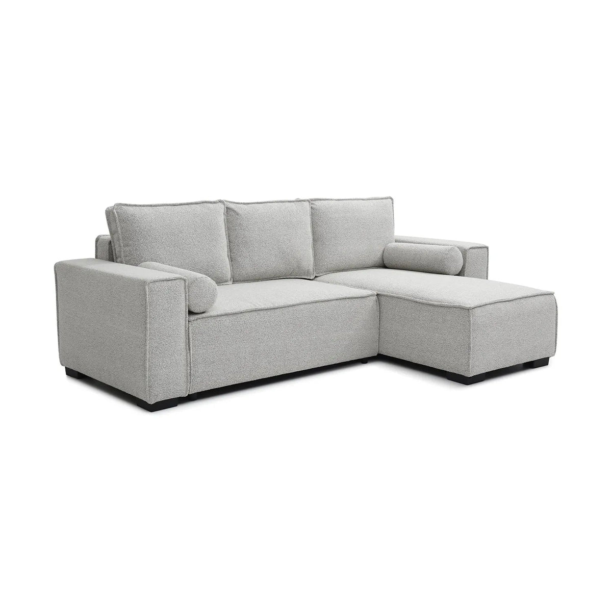 Halifax Natural Boucle Laura Ashley Fabric Corner Sofa Bed