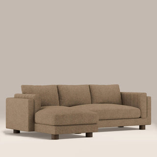 Halton Left Hand Chaise Laura Ashley Sofa | Speckled Cappuccino Boucle