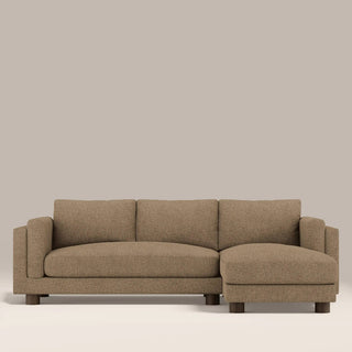Halton Right Hand Chaise Sofa | Speckled Cappuccino Boucle – Laura Ashley