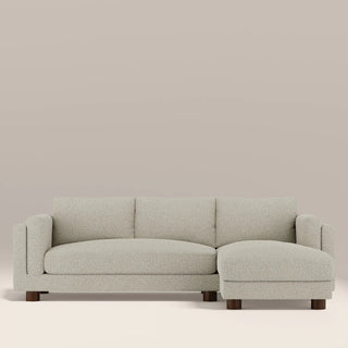 Halton Right Hand Chaise Sofa | Speckled Stone Sustainable Boucle – Laura Ashley