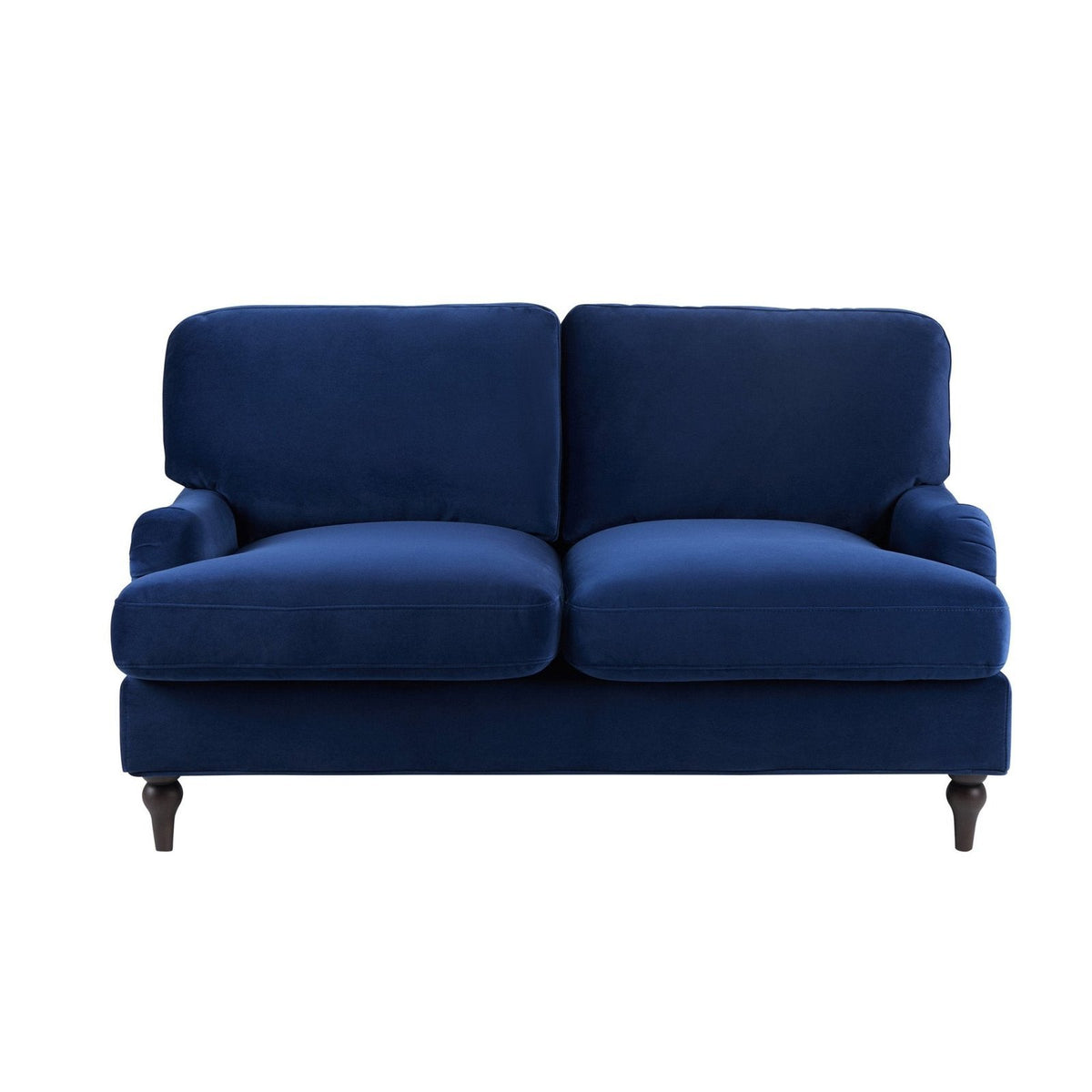 Hampshire 2 Seater Sofa - Royal Blue – Feather & Black