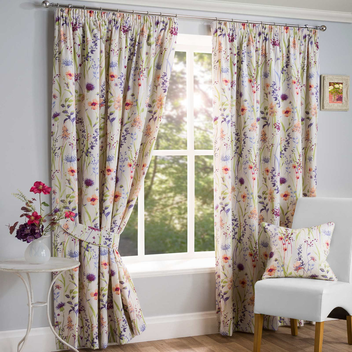 Hampshire 3" Laura Ashley Pencil Pleat Curtains