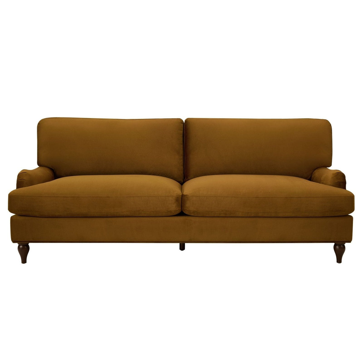 Hampshire 3 Seater Sofa - Muted Gold – Black & Feather