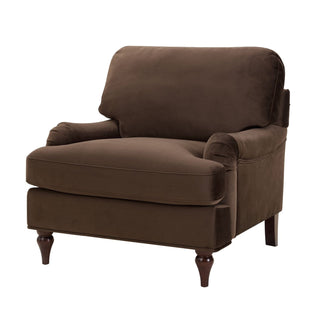 Hampshire Armchair - Cappuccino – Feather & Black