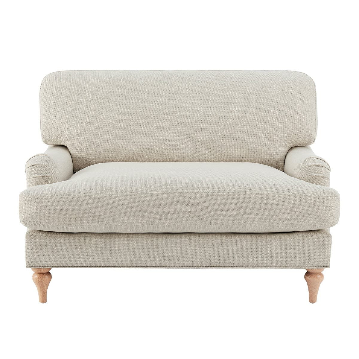 Hampshire Loveseat - Beige – Feather & Black