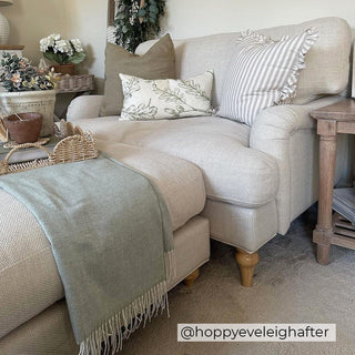 Hampshire Loveseat - Beige – Feather & Black