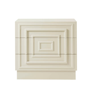 Harlow 3 Drawer Chest - Cream – Black & Feather