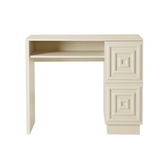 Harlow Dressing Feather & Black Table - Cream
