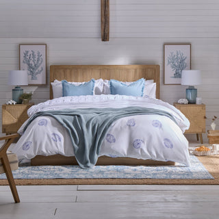 Hattie Ottoman Storage Bed - Light Wood – Black & Feather