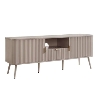 Hattie TV Unit for TVs up to 65" - Taupe – Black & Feather