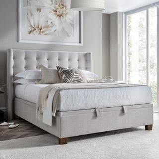 Hazel - Ottoman Laura Ashley Bed, Maskat Clay