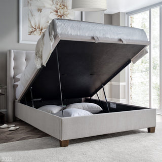 Hazel - Ottoman Laura Ashley Bed, Maskat Clay