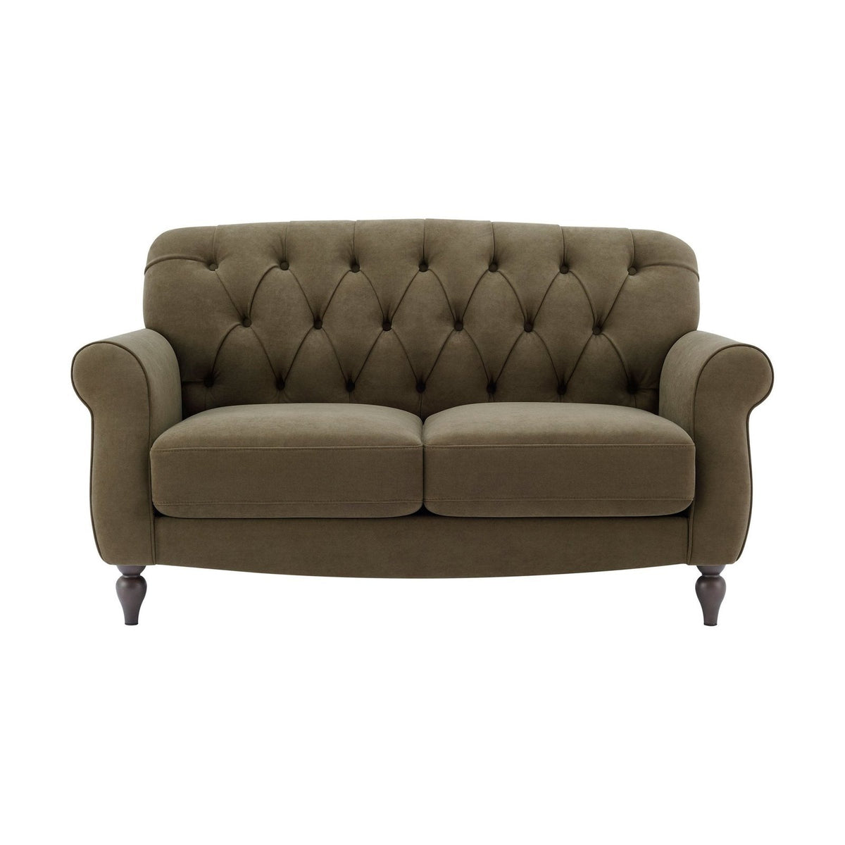 Hebden 2 Seater Sofa - Olive Green – Feather & Black