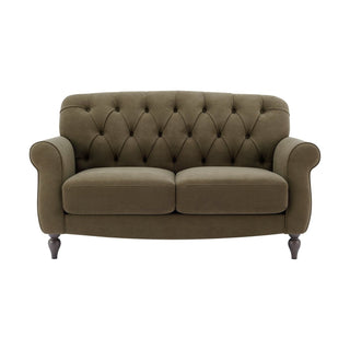 Hebden 2 Seater Sofa - Olive Green – Feather & Black