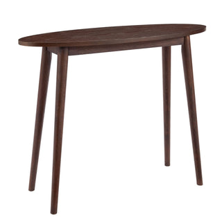 Heidi Oak Console Table - Walnut – Feather & Black