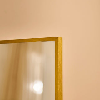 Hensall 150x40cm Metal Free Laura Ashley UK Standing  Mirror - Gold