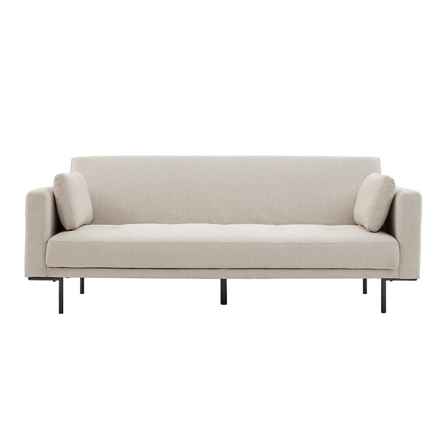 Hudson Click Clack Sofa Bed - Stone Grey – Feather & Black