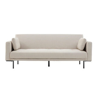Hudson Click Clack Sofa Bed - Stone Grey – Feather & Black