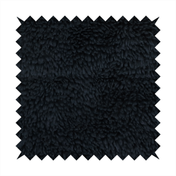 Husky Faux Fur Black Laura Ashley LA Colour Upholstery Fabric CTR-1181