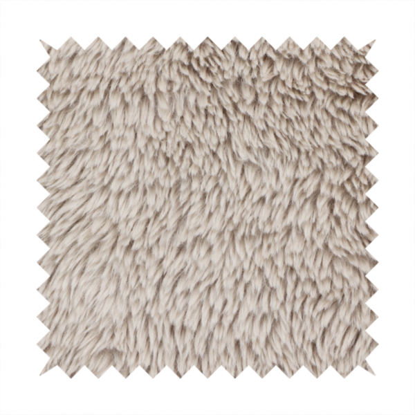 Husky Faux Fur Cool Laura Ashley Beige Colour Upholstery Fabric CTR-1169