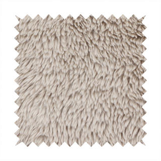 Husky Faux Fur Cool Laura Ashley Beige Colour Upholstery Fabric CTR-1169