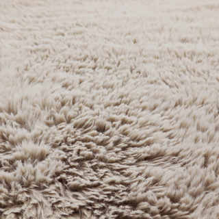 Husky Faux Fur Cool Laura Ashley Beige Colour Upholstery Fabric CTR-1169