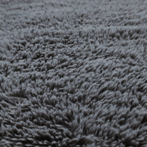 Husky Faux Fur Dark Laura Ashley Grey Colour Upholstery Fabric CTR-1180