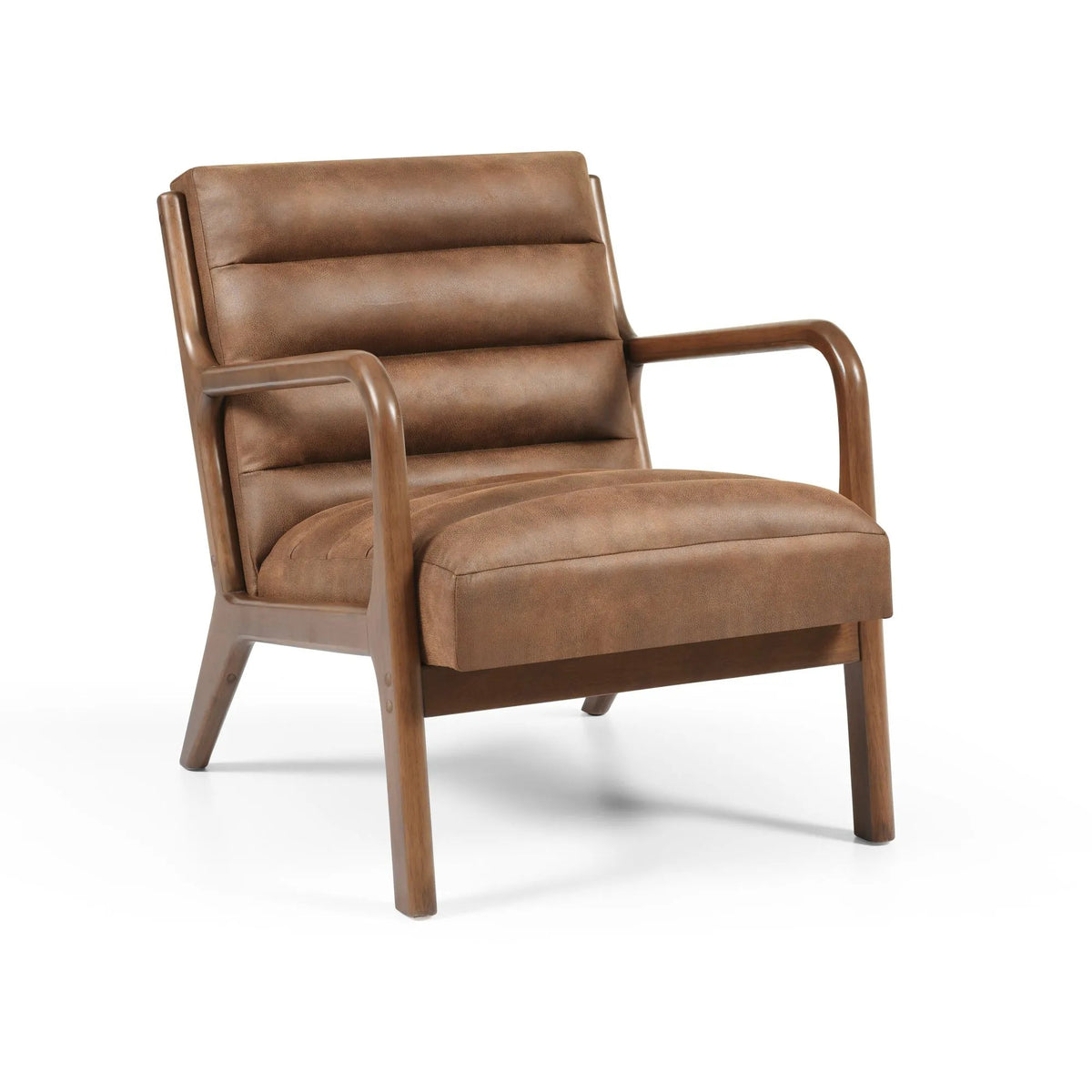 Inca Achilles Brown LauraAshley PU Accent Chair