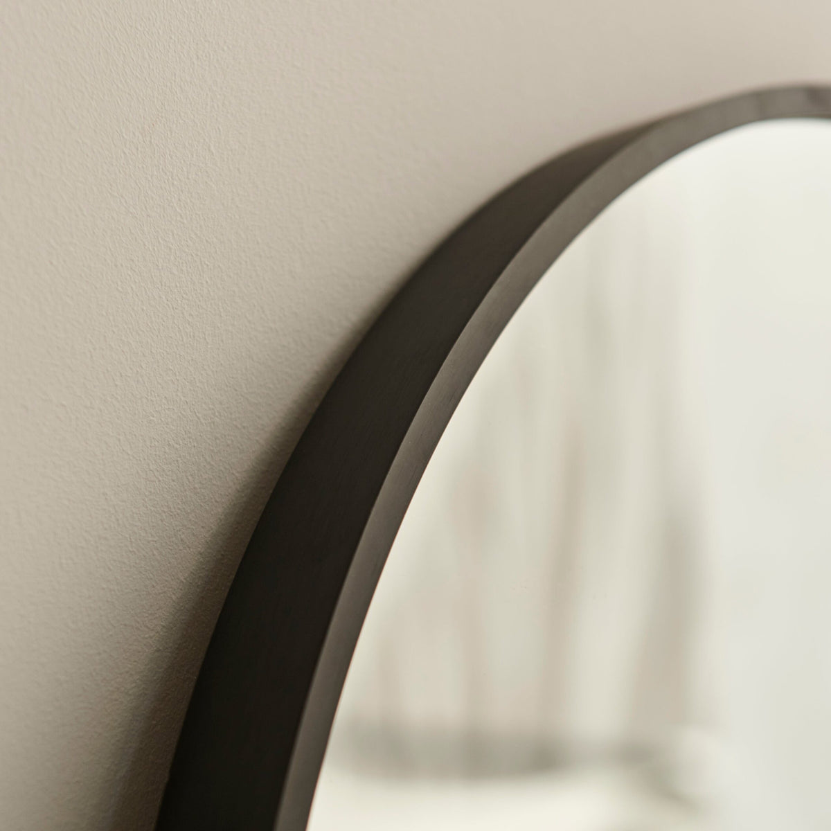 Ingham 170x50cm Full Length Laura Ashley Arch Mirror - Black