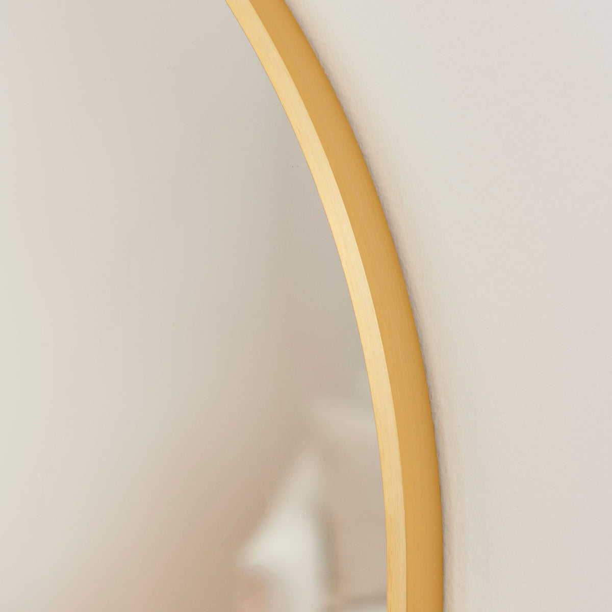Ingham 70x70cm Metal Laura Ashley Arch Mirror - Gold
