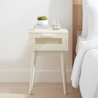 Isla 1 Drawer Nightstand - Cream – Black & Feather