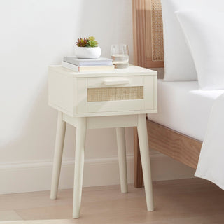 Isla 1 Drawer Nightstand - Cream – Black & Feather