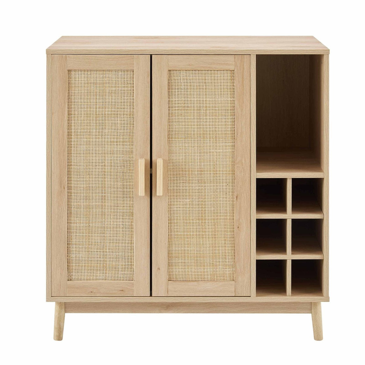 Isla Drinks Cabinet - Natural – Black & Feather