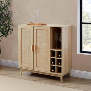 Isla Drinks Cabinet - Natural – Black & Feather