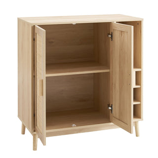 Isla Drinks Cabinet - Natural – Black & Feather
