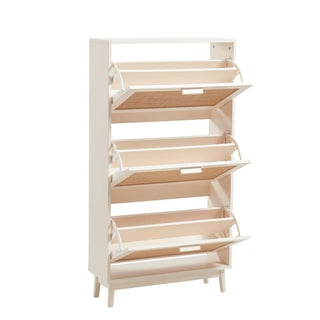 Isla Shoe Cabinet - Cream – Feather & Black