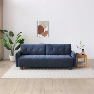 Jaxx Navy Chenille 3 Seater Sofabed – LauraAshley