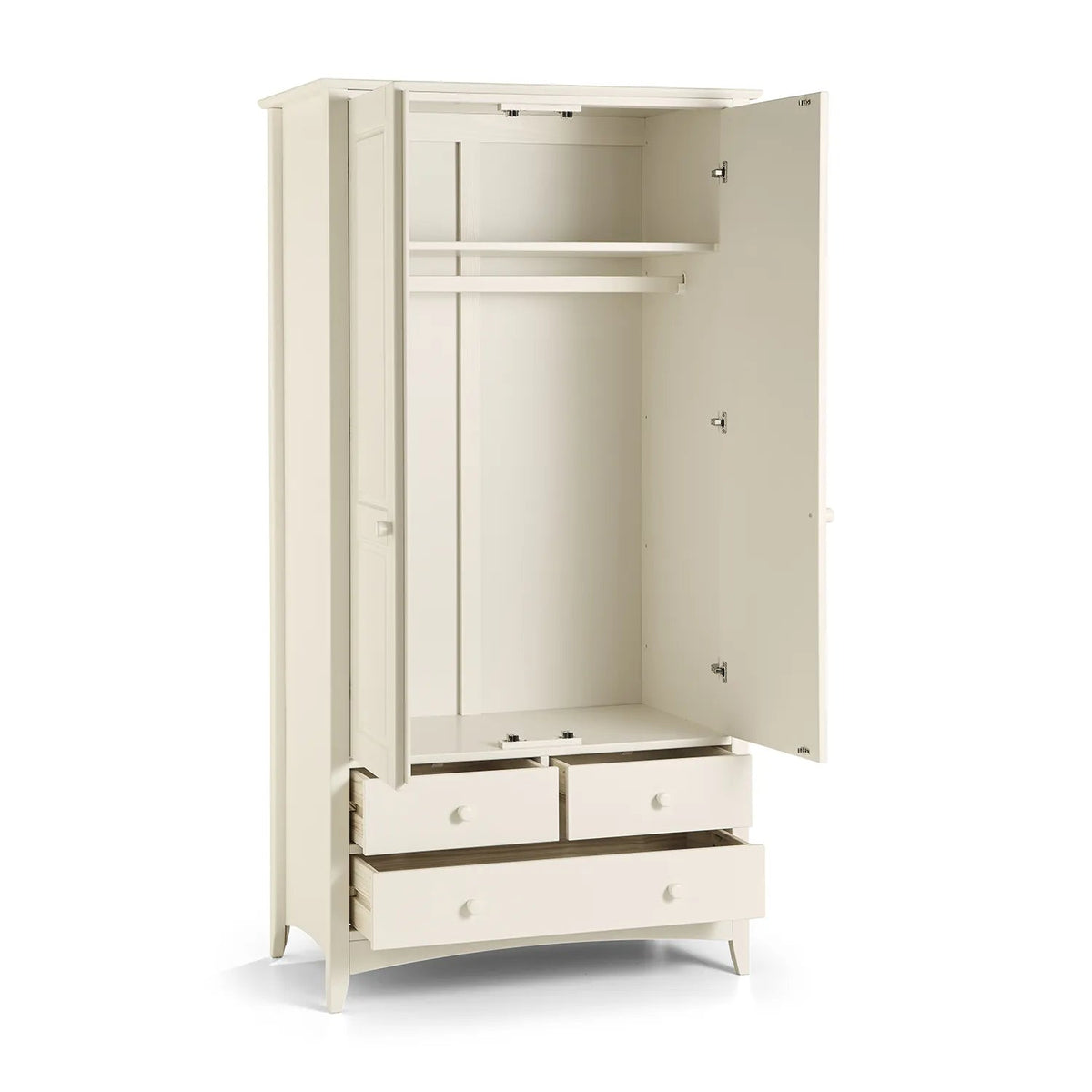 Kameo Stone White 2 Door Gents Wardrobe – Laura & Ashley