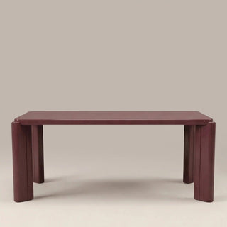 Kelby 6 Seat Rectangle Dining Table | High Gloss Cherry Red – Laura Ashley UK