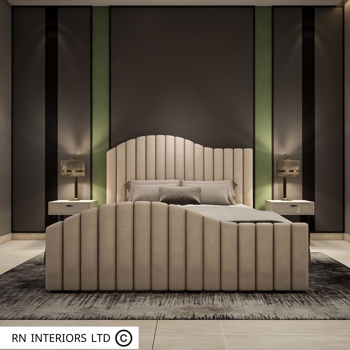 King Size Bed Frame -  Designer Bed Frame – Laura Ashley