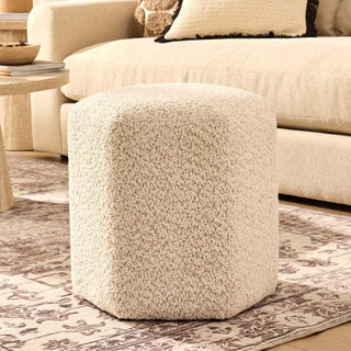 Kirsten Stool - Popcorn Teddy – Feather & Black