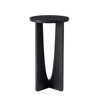 Lana Round Side Table - Black – Feather & Black
