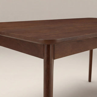 Landon 4-6 Seat Rectangle Wooden Laura Ashley Extendable Dining Table | Walnut